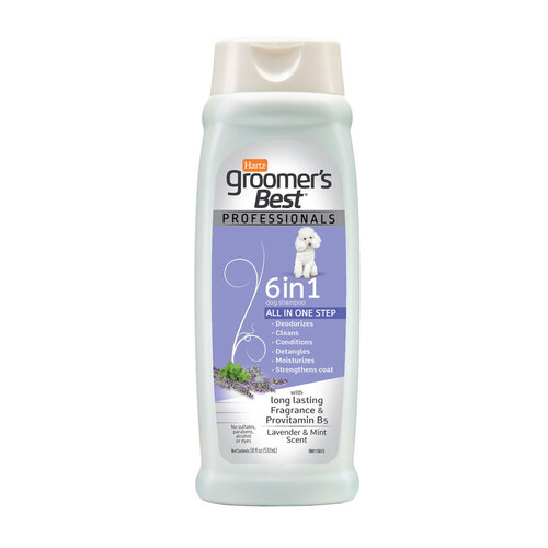 

Шампунь для собак 6 в 1м Groomer’s Best Professionals 6-in-1 Dog Shampoo 532 мл Hartz BGL-HTZ-97