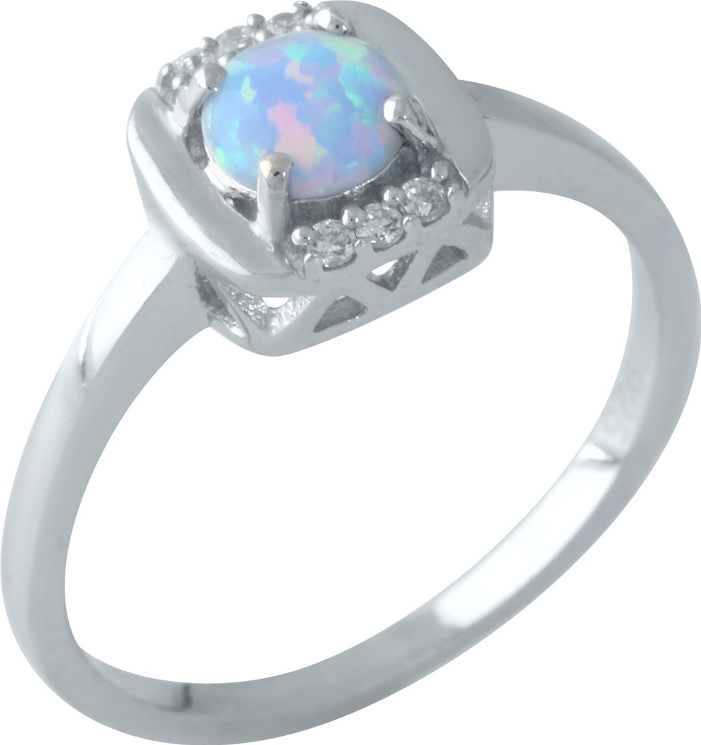 

Серебряное кольцо SilverBreeze с опалом 1960349 17.5 размер, 17.5 размер
