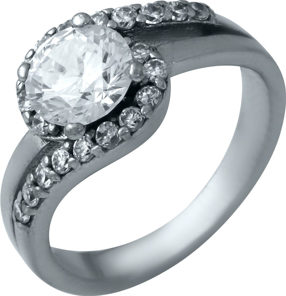 

Серебряное кольцо SilverBreeze с фианитами 1936924 15.5 размер, 15.5 размер