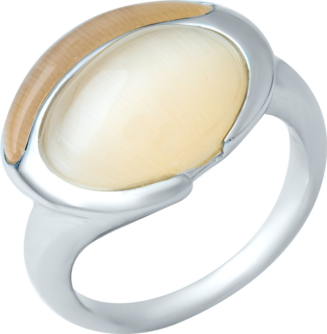 

Серебряное кольцо SilverBreeze с кошачим глазом 1945094 17 размер, 17 размер