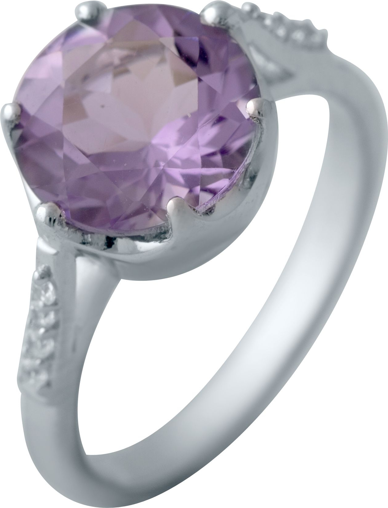 

Серебряное кольцо SilverBreeze с натуральным аметистом 1141069 17.5 размер, 17.5 размер