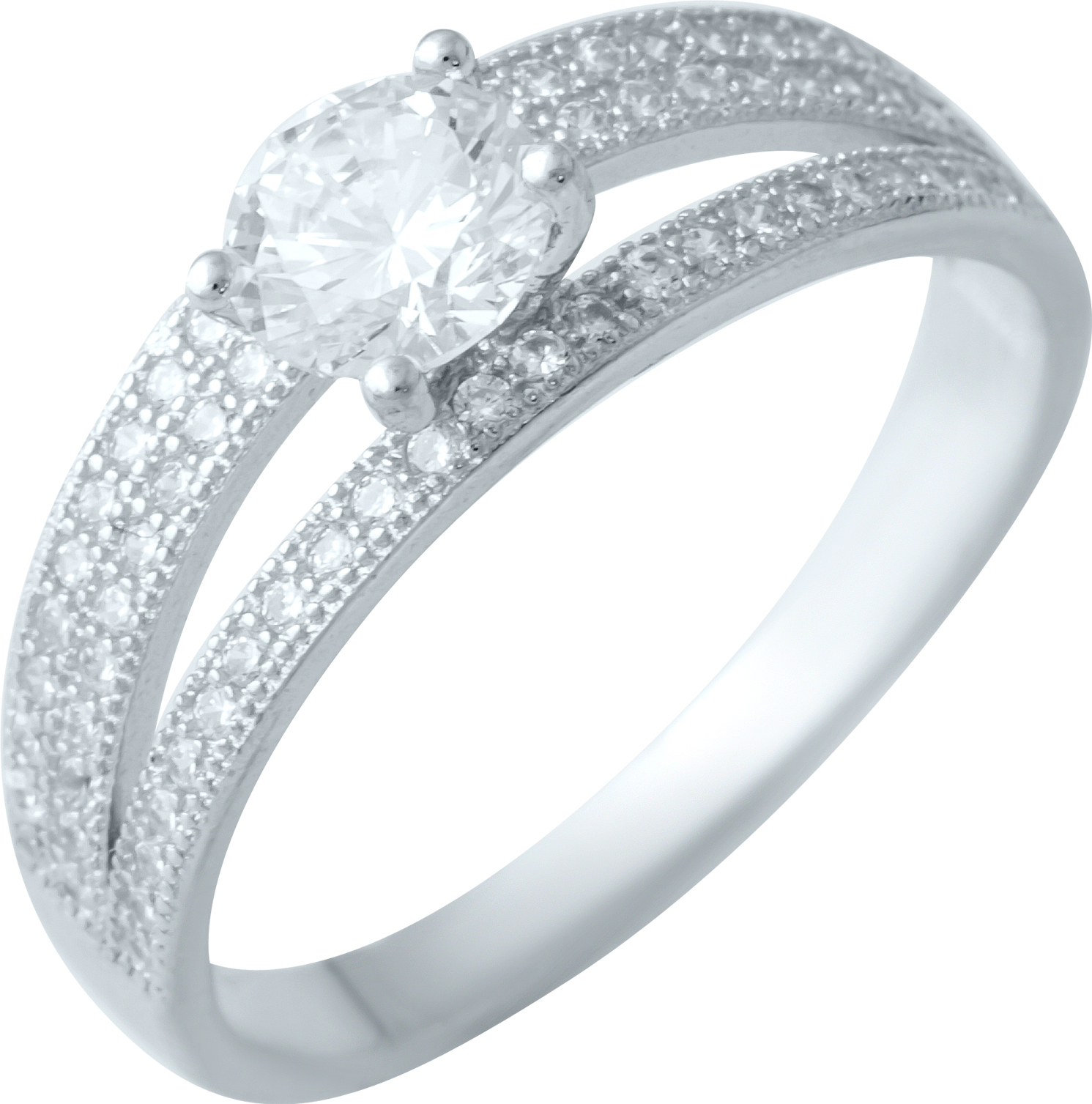 

Серебряное кольцо SilverBreeze с фианитами 1914625 16.5 размер, 16.5 размер