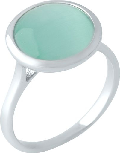

Серебряное кольцо SilverBreeze с кошачим глазом 1955451 17 размер, 17 размер