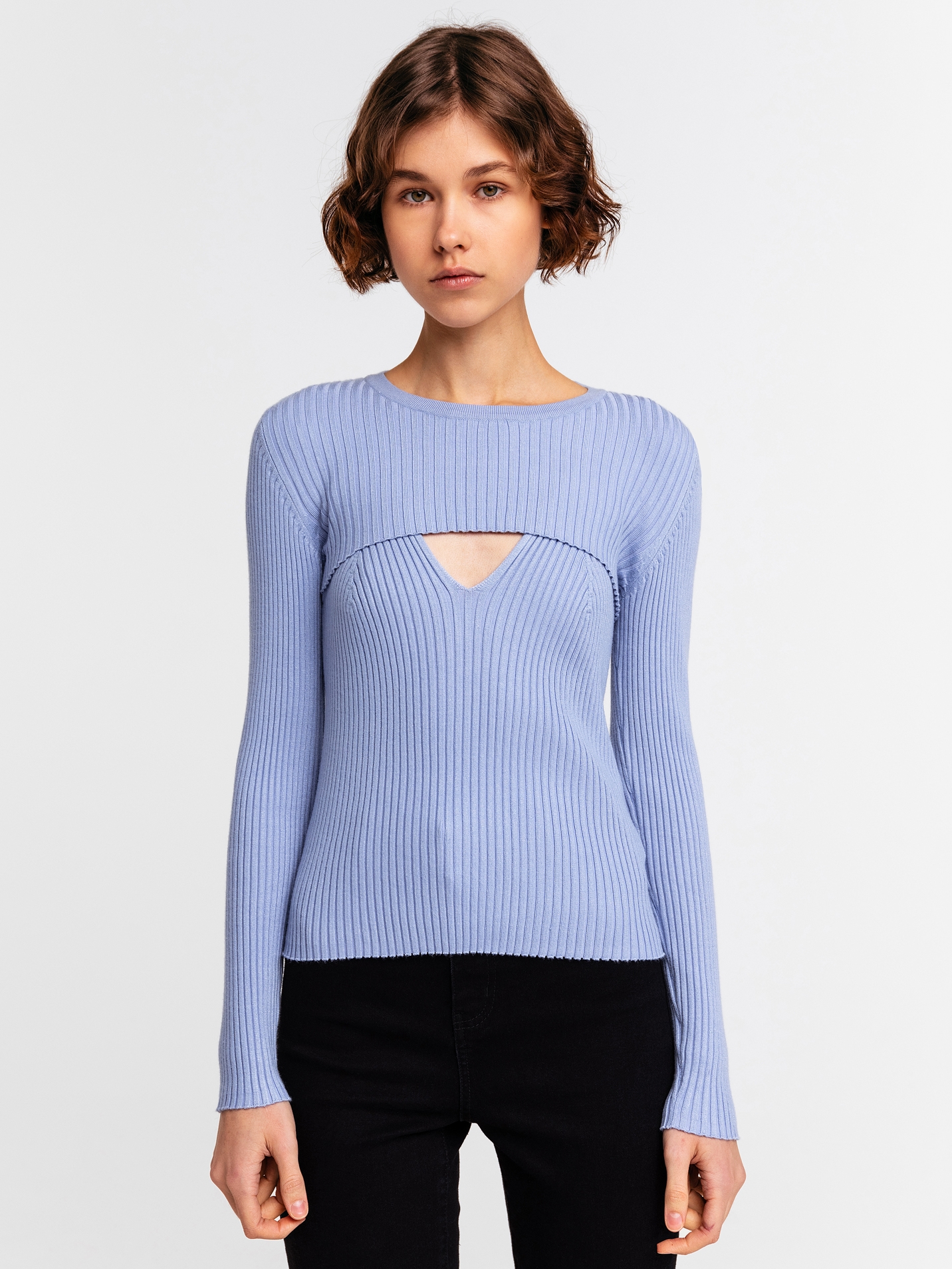 

Джемпер Befree 2211046804-98  Светло-голубой, Джемпер Befree 2211046804-98 S Светло-голубой