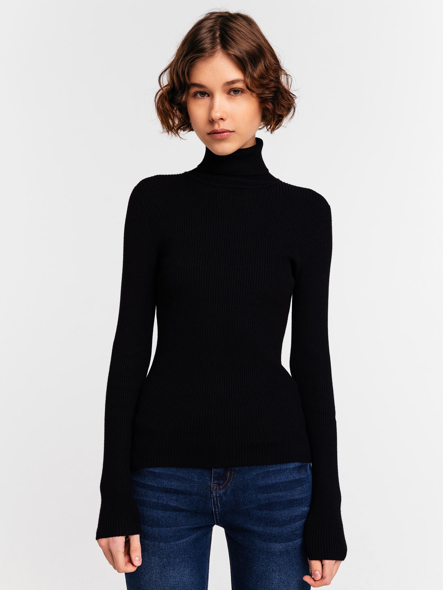 

Водолазка Befree 2211054831-50  Черная, Водолазка Befree 2211054831-50 S Черная