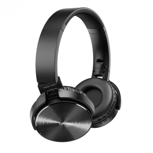 

Беспроводные Bluetooth наушники Hoco DW01 BT5.0, TF, AUX Black