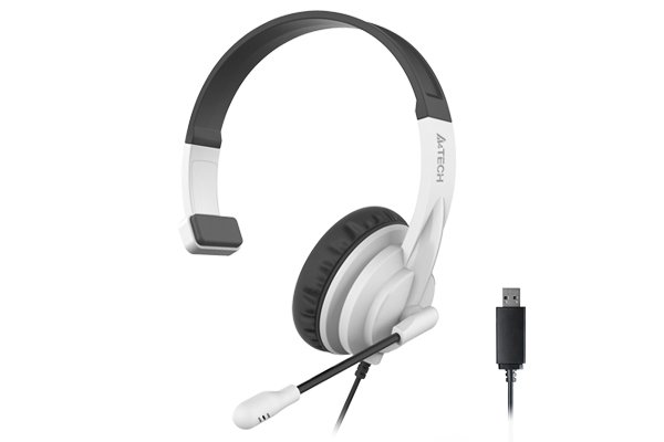 

Моногарнитура A4Tech HU-11 Black + White