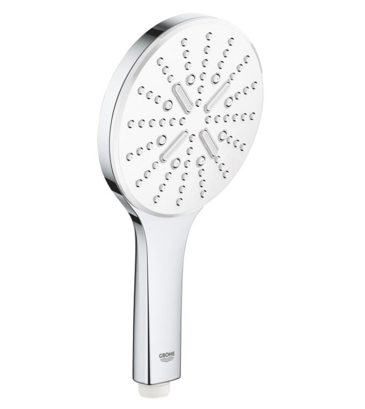 

Ручной душ Grohe Rainshower Smartactive 130 с 3 режимами струи, хром