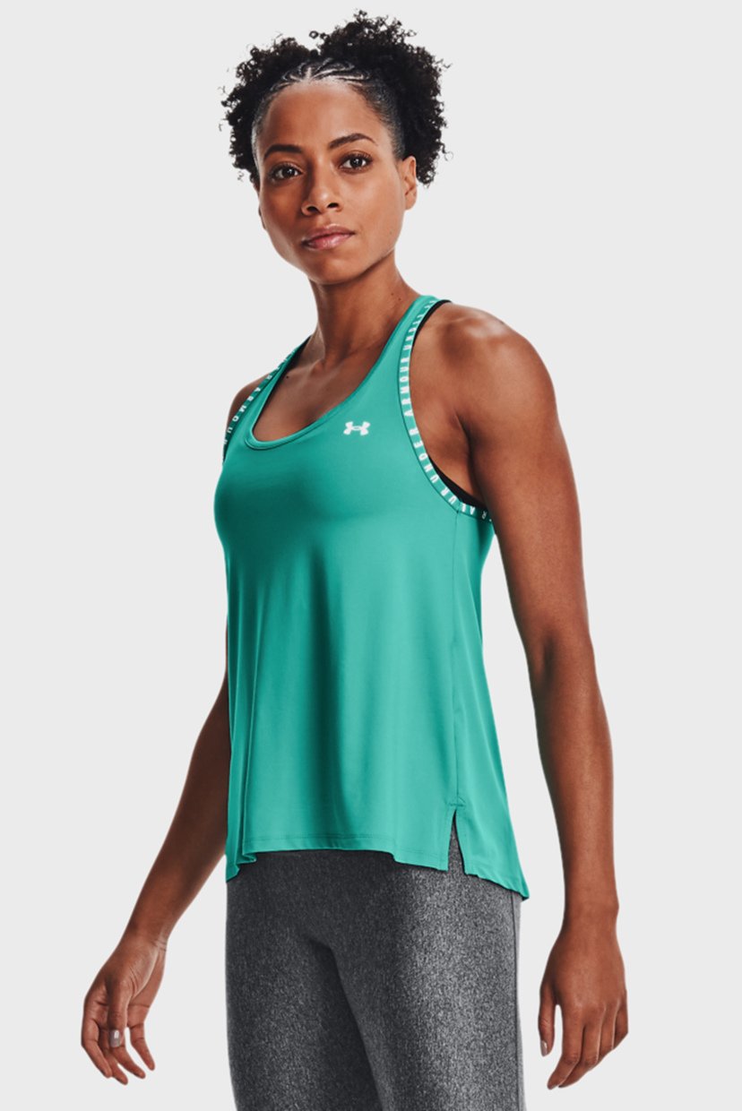 

Женская бирюзовая майка UA Knockout Tank Under Armour  1351596-369, Женская бирюзовая майка UA Knockout Tank Under Armour XS 1351596-369