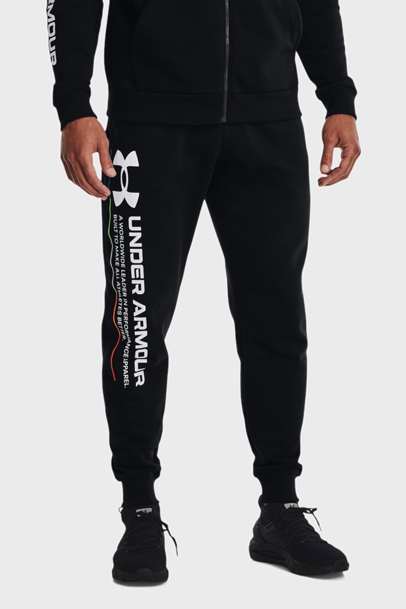 

Мужские черные спортивные брюки UA Rival Fleece Chroma Pants Under Armour  1370345-001, Мужские черные спортивные брюки UA Rival Fleece Chroma Pants Under Armour 3XL 1370345-001