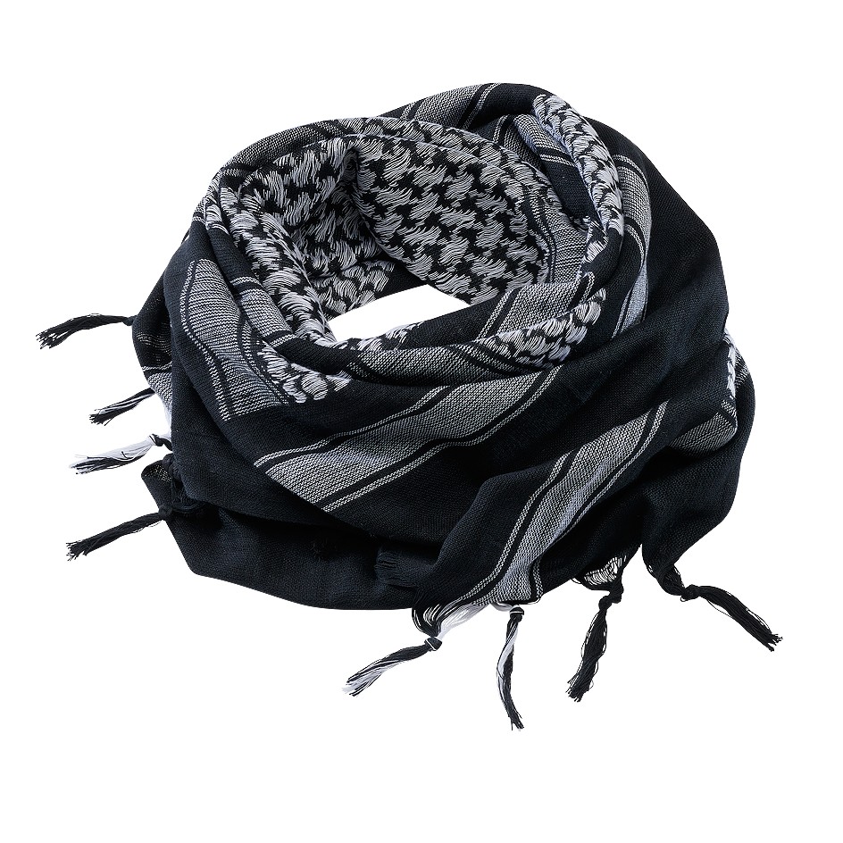 

Шарф Арафатка, Brandit "Shemag Scarf" 110х110см. black-white.