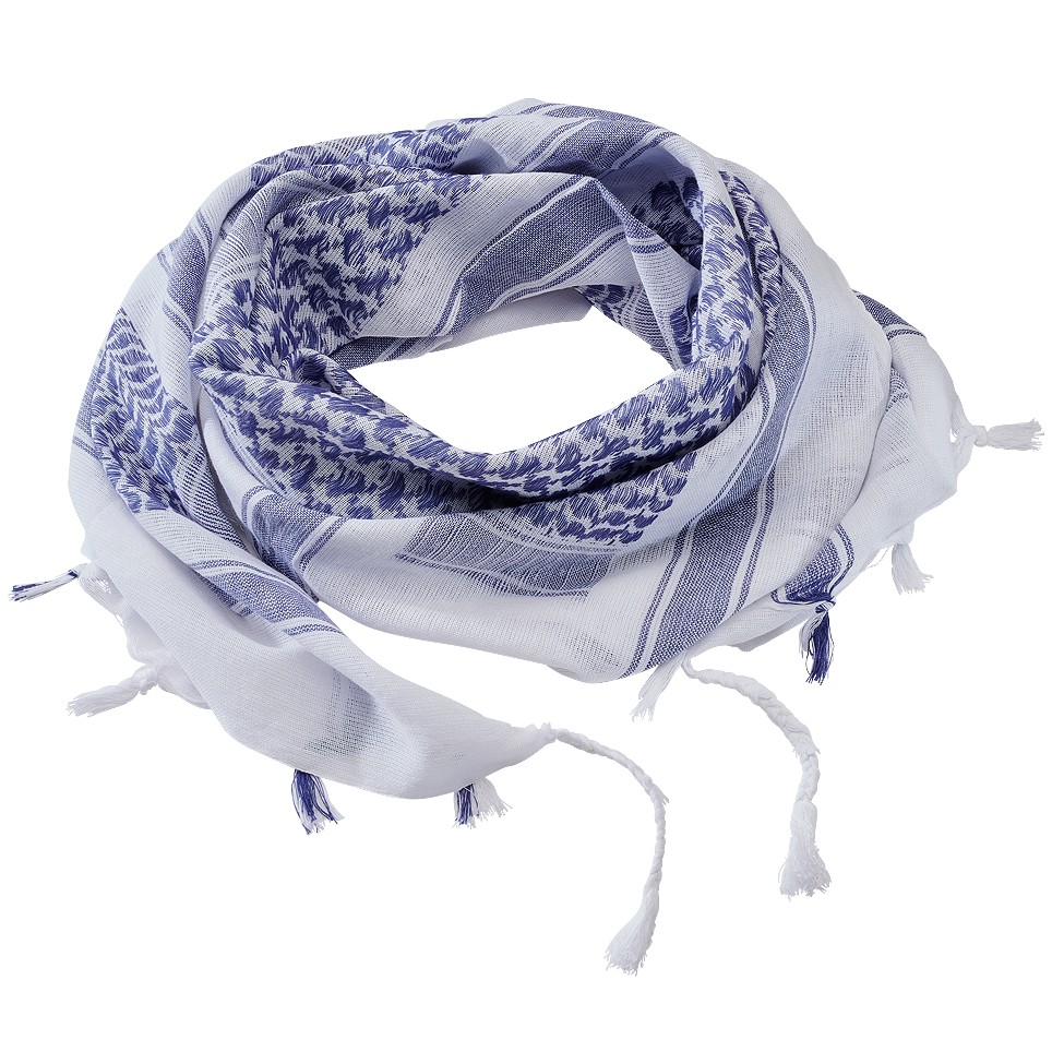 

Шарф Арафатка, Brandit "Shemag Scarf" 110х110см. blue-white