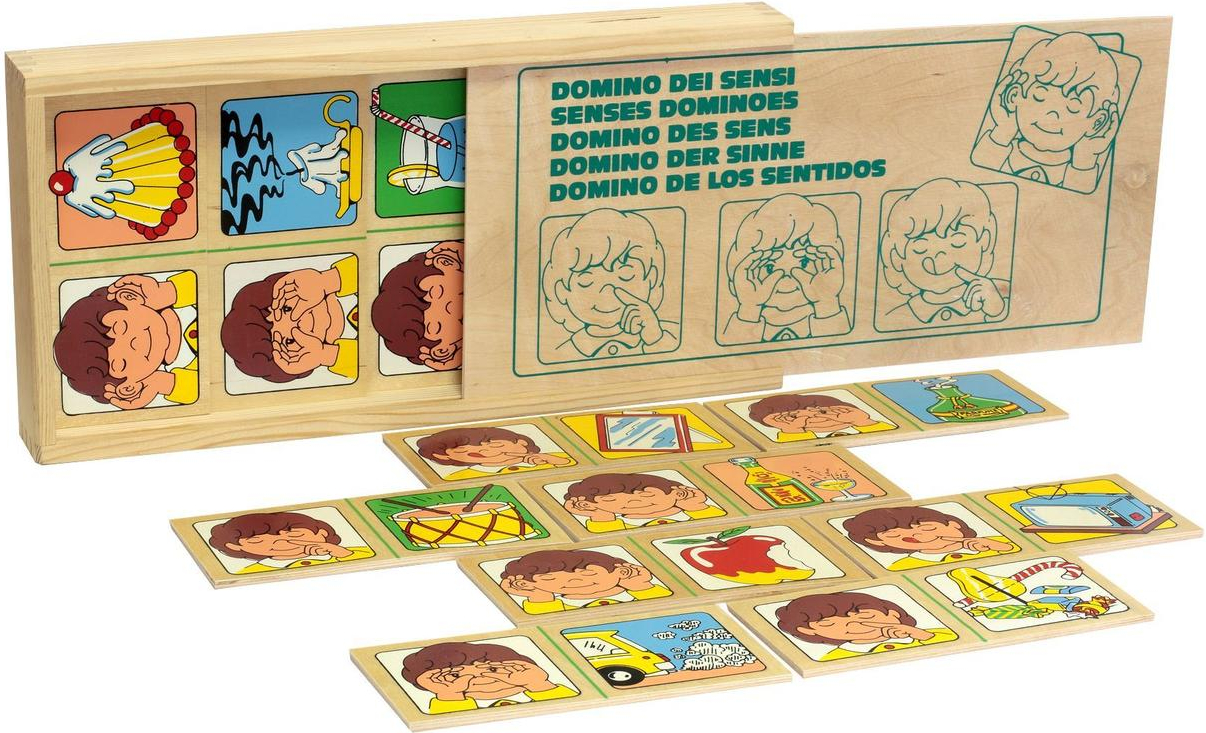 

Настольная игра домино Органы чувств 20 деталей Lam Toys 12,5х6х0,6 см Разноцветный (BZ-2000000141367)