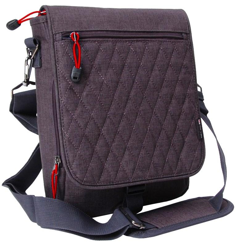 

Мужская сумка через плечо 6х30х23 см Corvet Серый