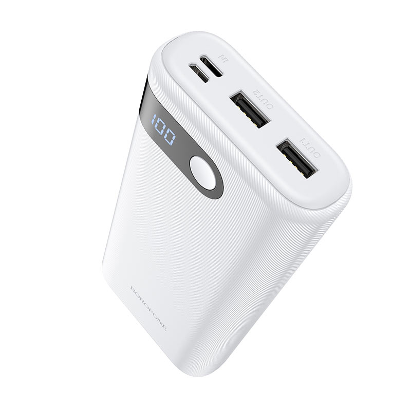 

Power Bank BOROFONE BT35A Smart force digital display 20000 mAh Белый