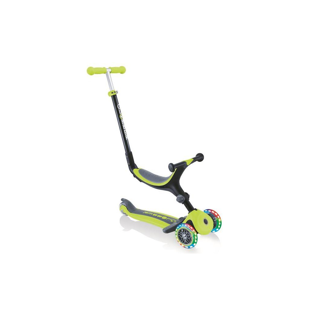

Самокат Globber Go up foldable plus зеленый с подсветкой (643-106)