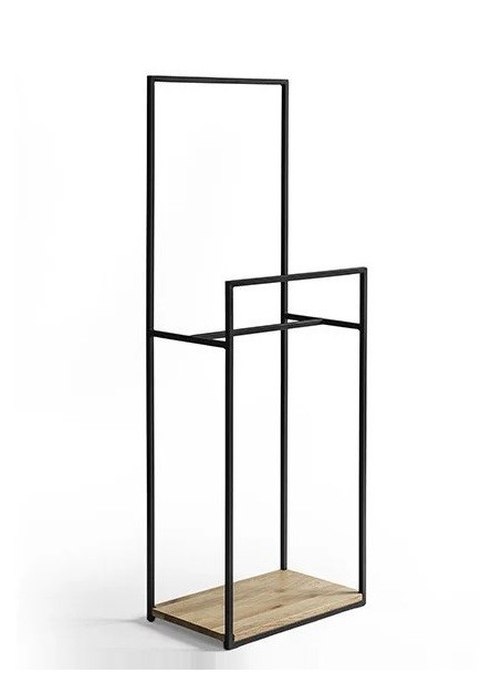 

Вешалка металлическая напольная рейл TKGEFEST Эль-Монте Loft 450х250х1010