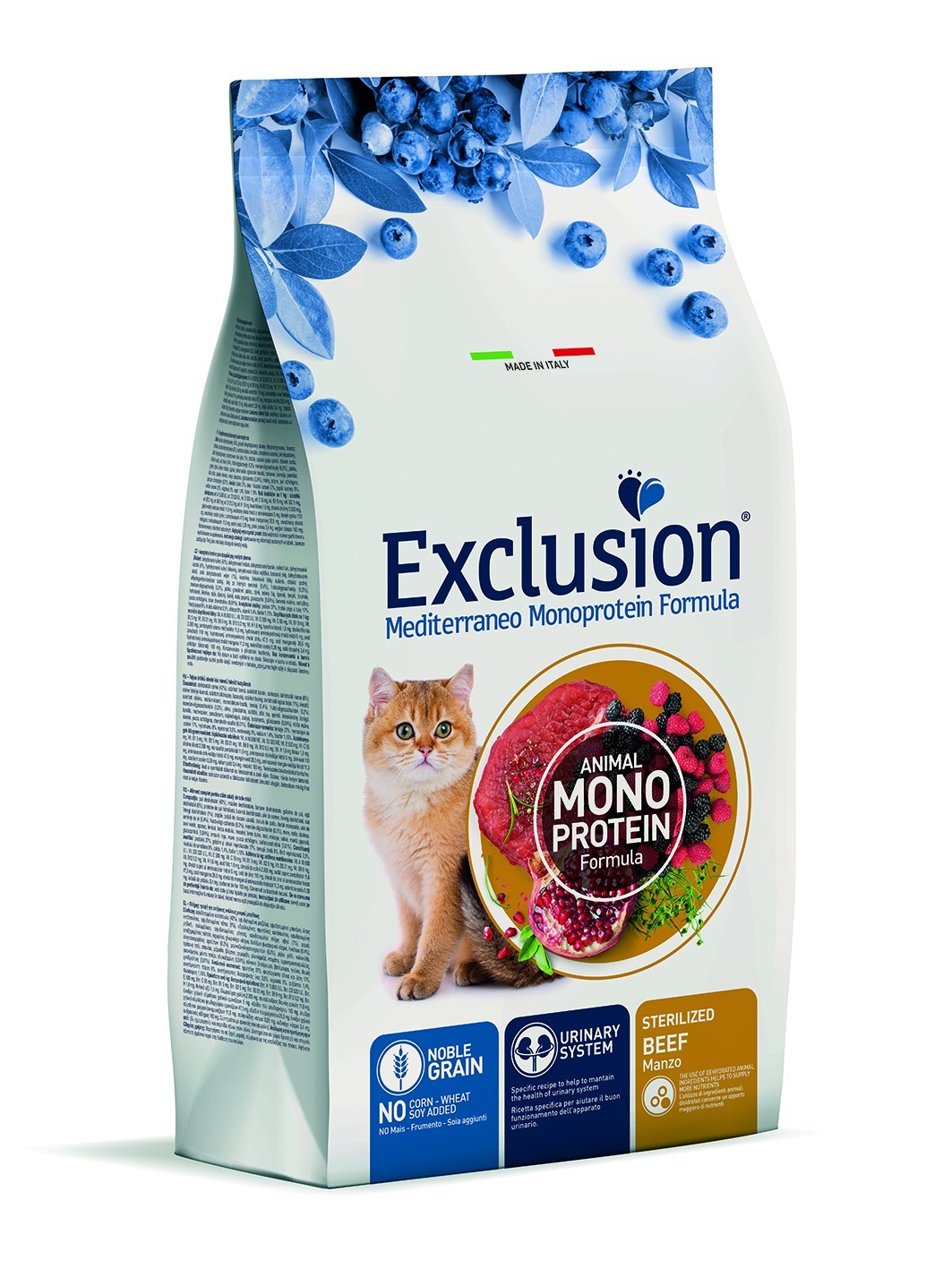 

Exclusion Cat Sterilized Beef корм для стерилизованных кошек с говядиной 12кг