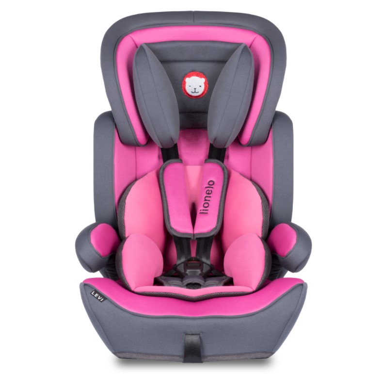 

Автокресло Lionelo LEVI 9-36 kg Pink/Gray