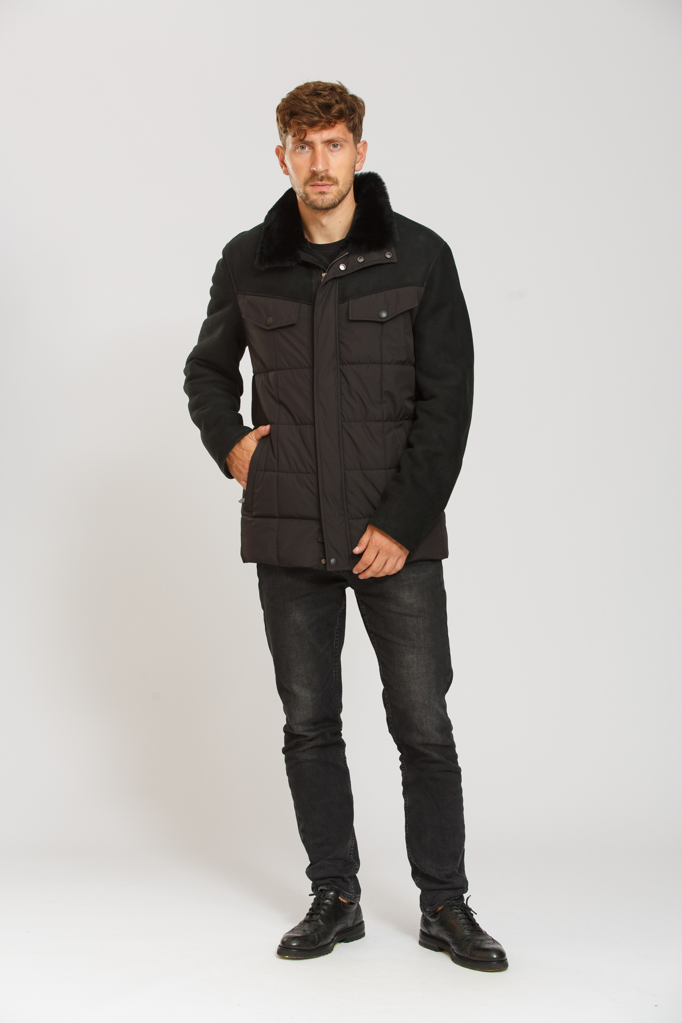 

Куртка CVK Brand  Черный (21-21455, Куртка CVK Brand 50 Черный (21-21455)