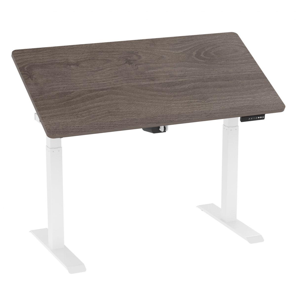 

Регулируемый стол Monotable Tilt White (столешница серая)