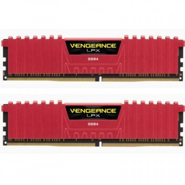 

Оперативная память Corsair Vengeance LPX Red 32GB DDR4 (CMK32GX4M2A2400C14R)