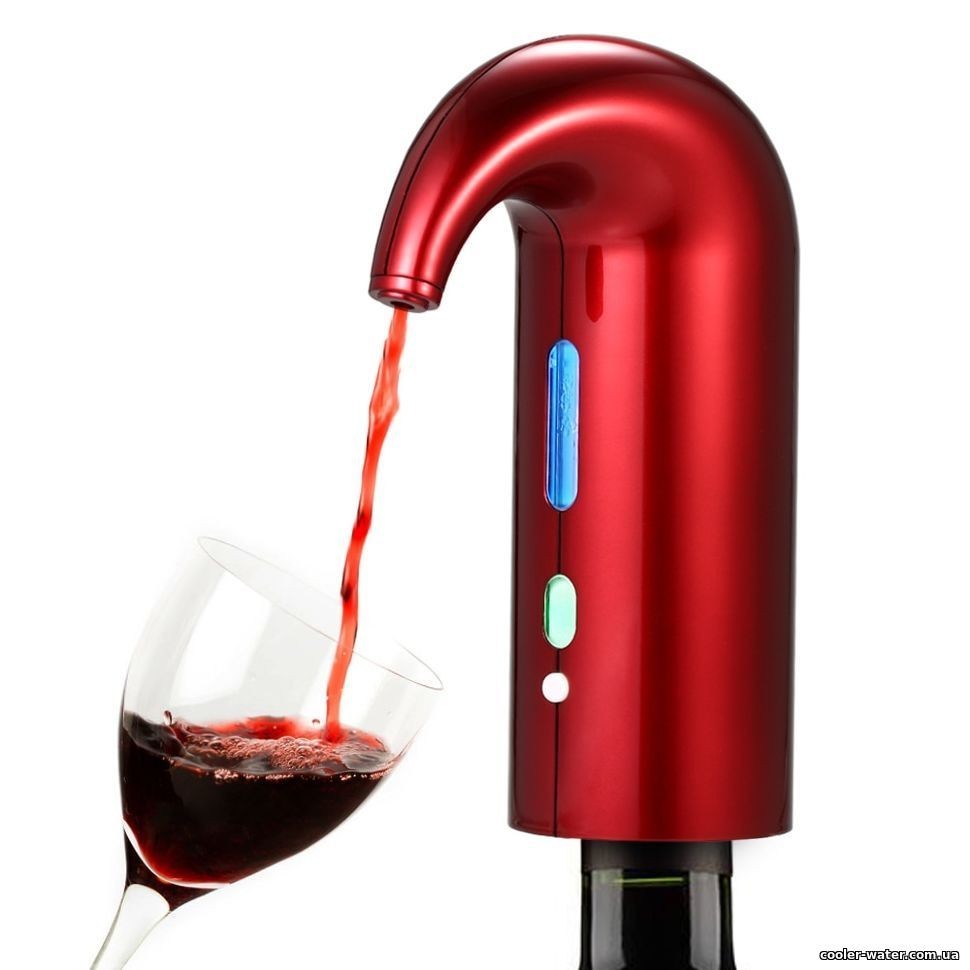

Помпа аэратор для вина aiLink Wine Time цвет красный