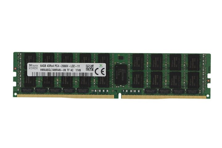 

Оперативная память Hynix 1x 64GB ECC Load Reduced DDR4 4Rx4 2400MHz PC4-19200 LRDIMM (HMAA8GL7AMR4N-UH)