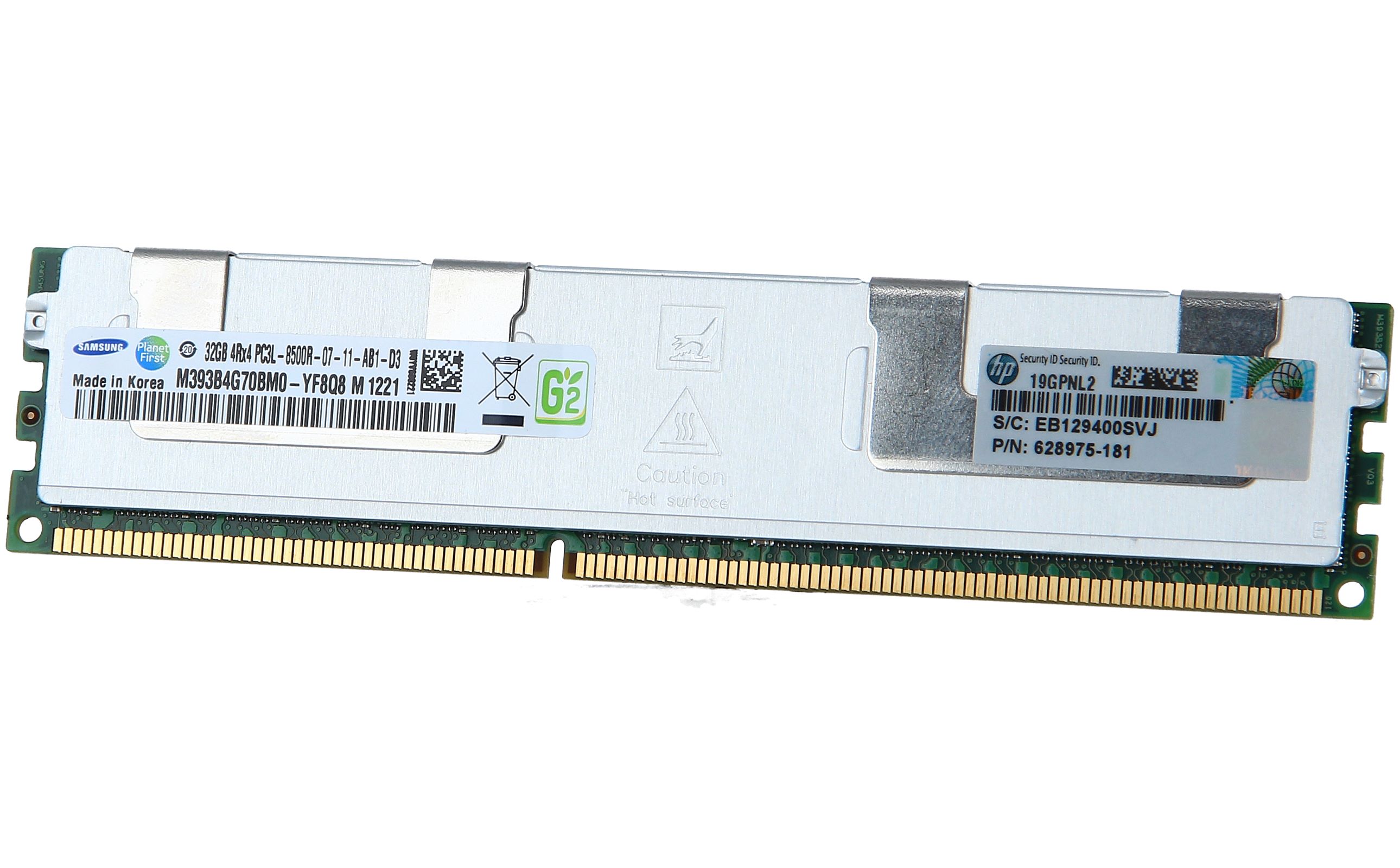 

Оперативная память HP 32GB DDR3-1066MHz, CL7 (627810-B21)
