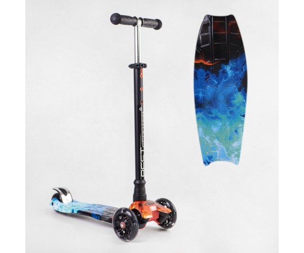 

Трехколесный самокат Best Scooter Maxi Graffiti 2116, 2022 NEW, Лед