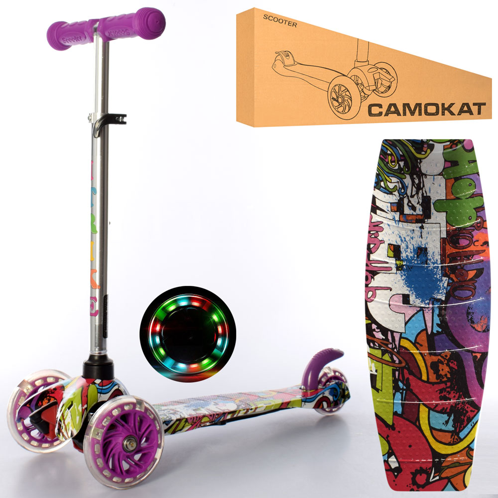 

Самокат iTrike MINI BB 3-013-4-F-V фиолетоывый