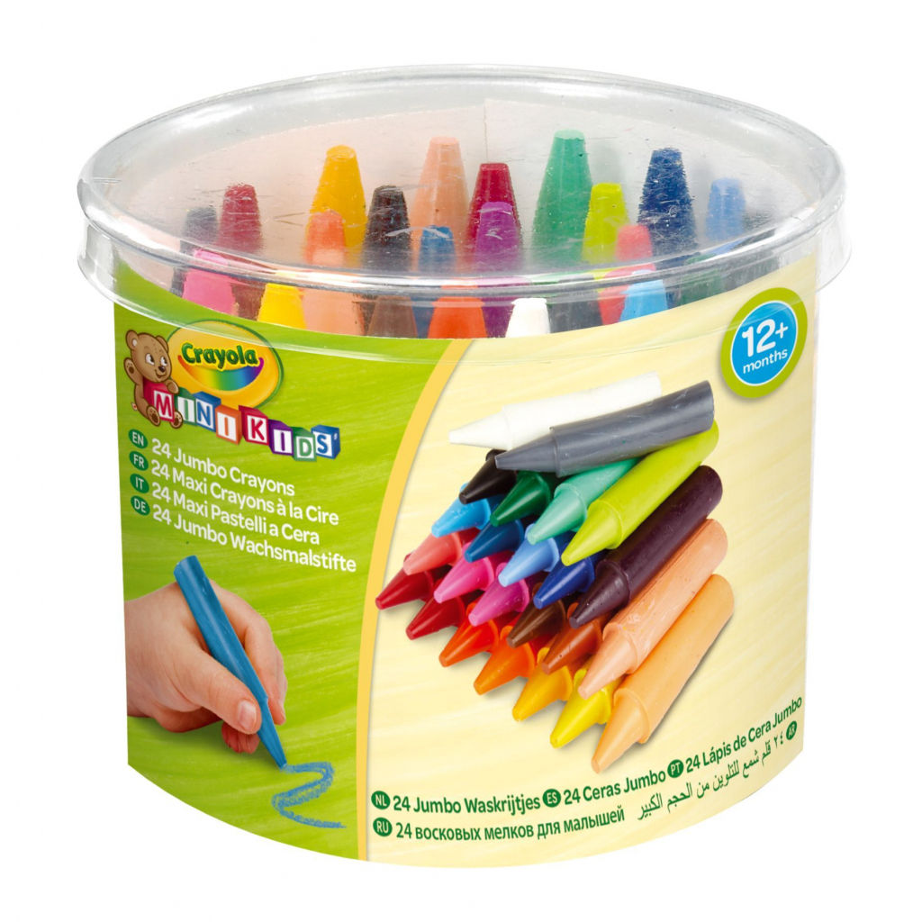 

Набор для творчества Crayola Mini Kids больших восковых мелков 24 шт. (256243.112)