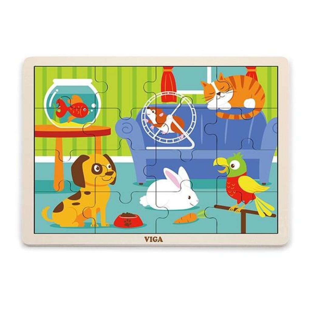 

Пазл Viga Toys Домашние животные (51453)