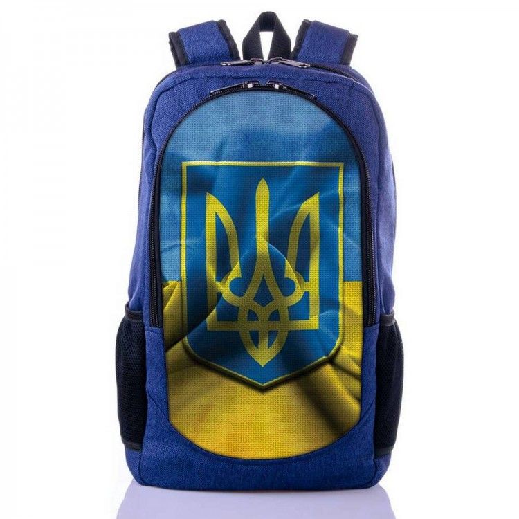 

Рюкзак Герб Украины L РГ18116 синий