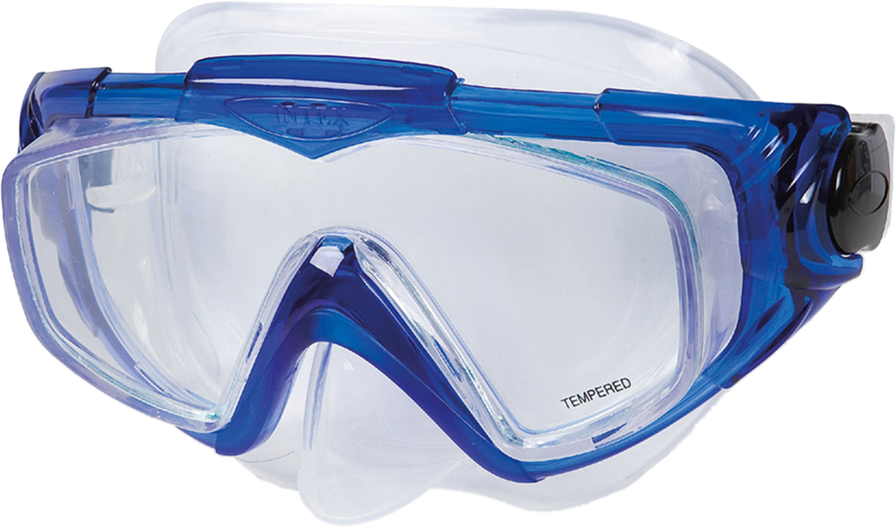 Маска для плавания Intex Silicone Aqua Pro Masks Синяя (55981_синий ...