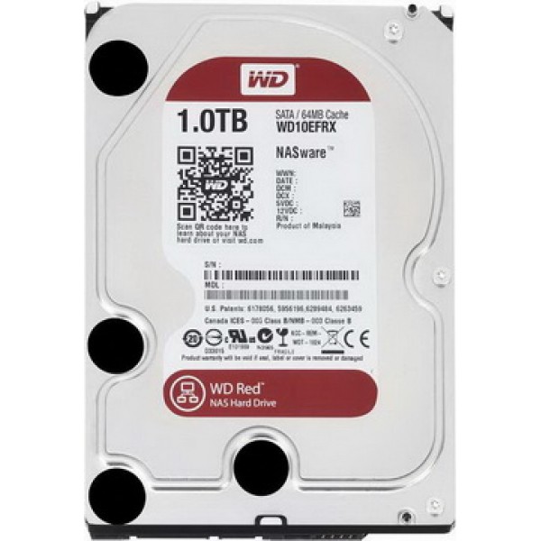 

HDD SATA 1.0TB WD Red 5400rpm 64MB (WD10EFRX)