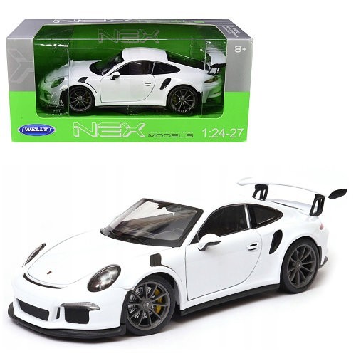 

Коллекционная металлическая машинка Порш Porsche 911 GT3 RS WELLY 1:24 Белый