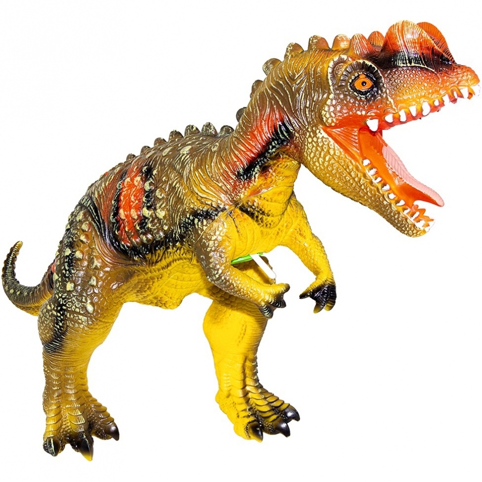 

Фигурка динозавра резиновая Dilophosaurus (65 см.) 021-5(2)
