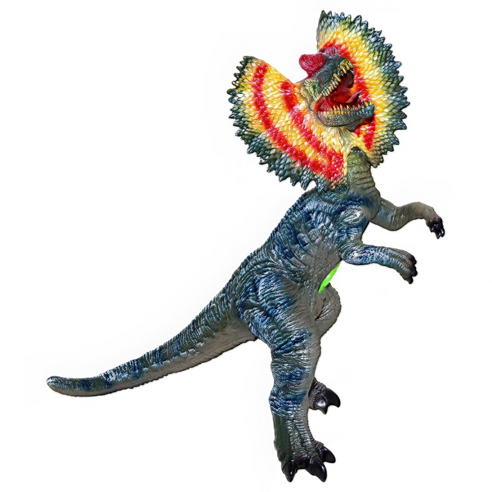 

Фигурка динозавра резиновая Dilophosaurus wetherilli Длина 49 см YL-G6801