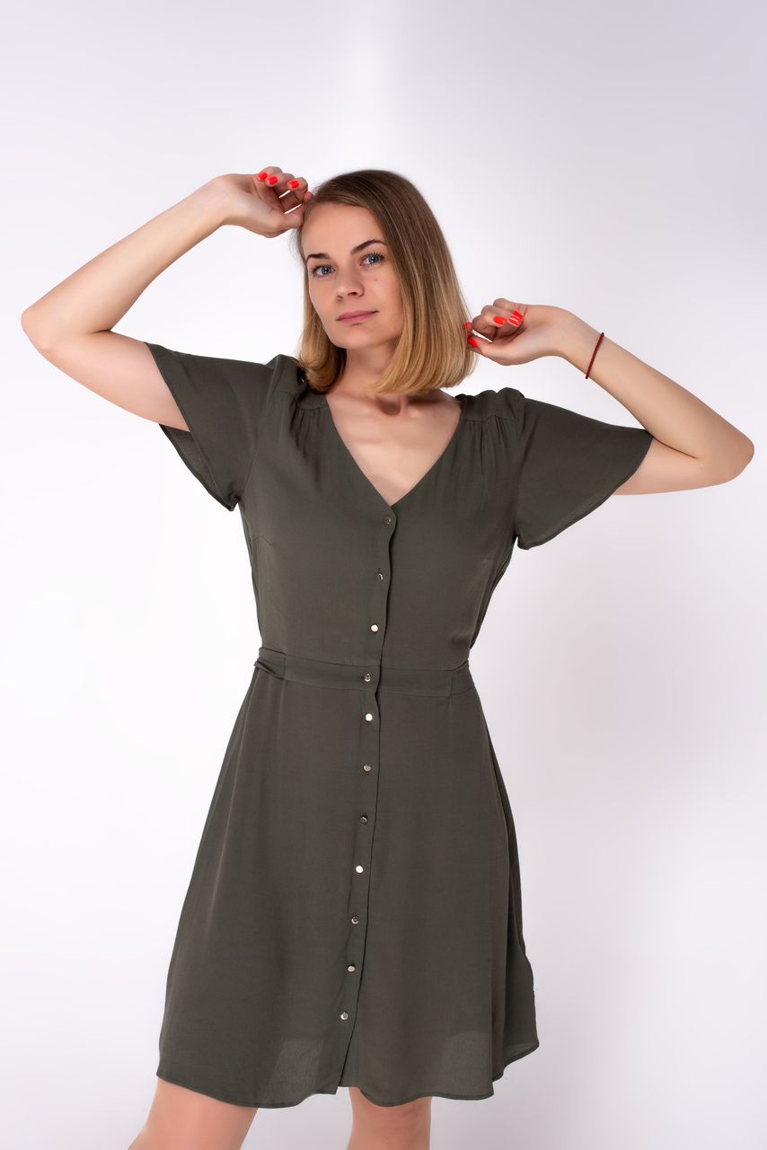 

Платье Naf Naf 40 Зеленый MENR46