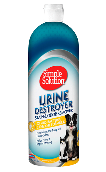 

Средство Urine Destroyer Stain and Odor Remover для нейтрализации запахов и удаления пятен от мочи животных 945 мл