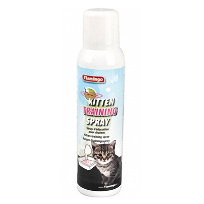 

Спрей Kitten Training Spray для приучения котенка к туалету, когтеточке, игрушке, 120 мл, Karlie-Flamingo
