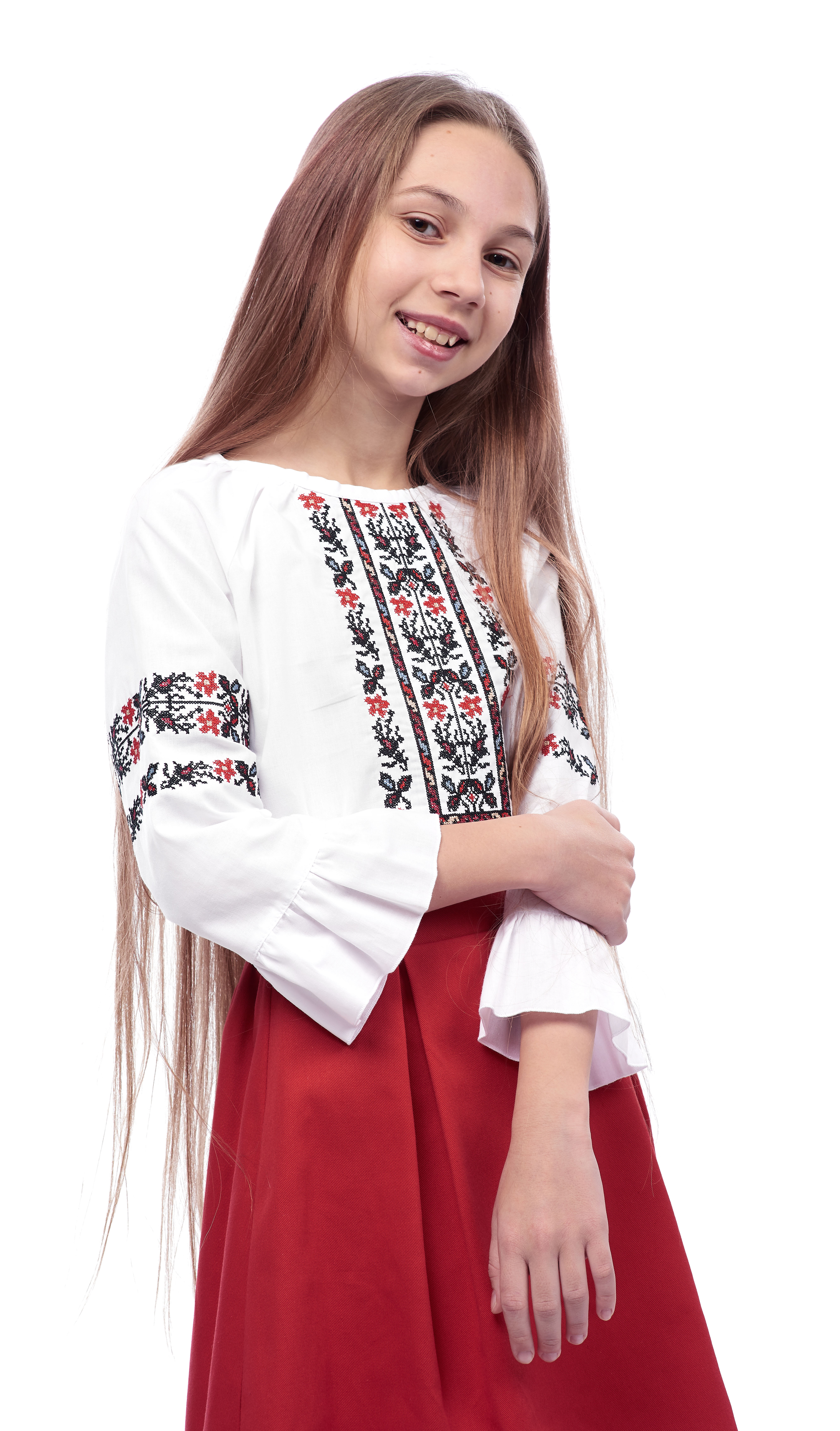 

Вышиванка Edelvika 336-19/09 134 см Белая