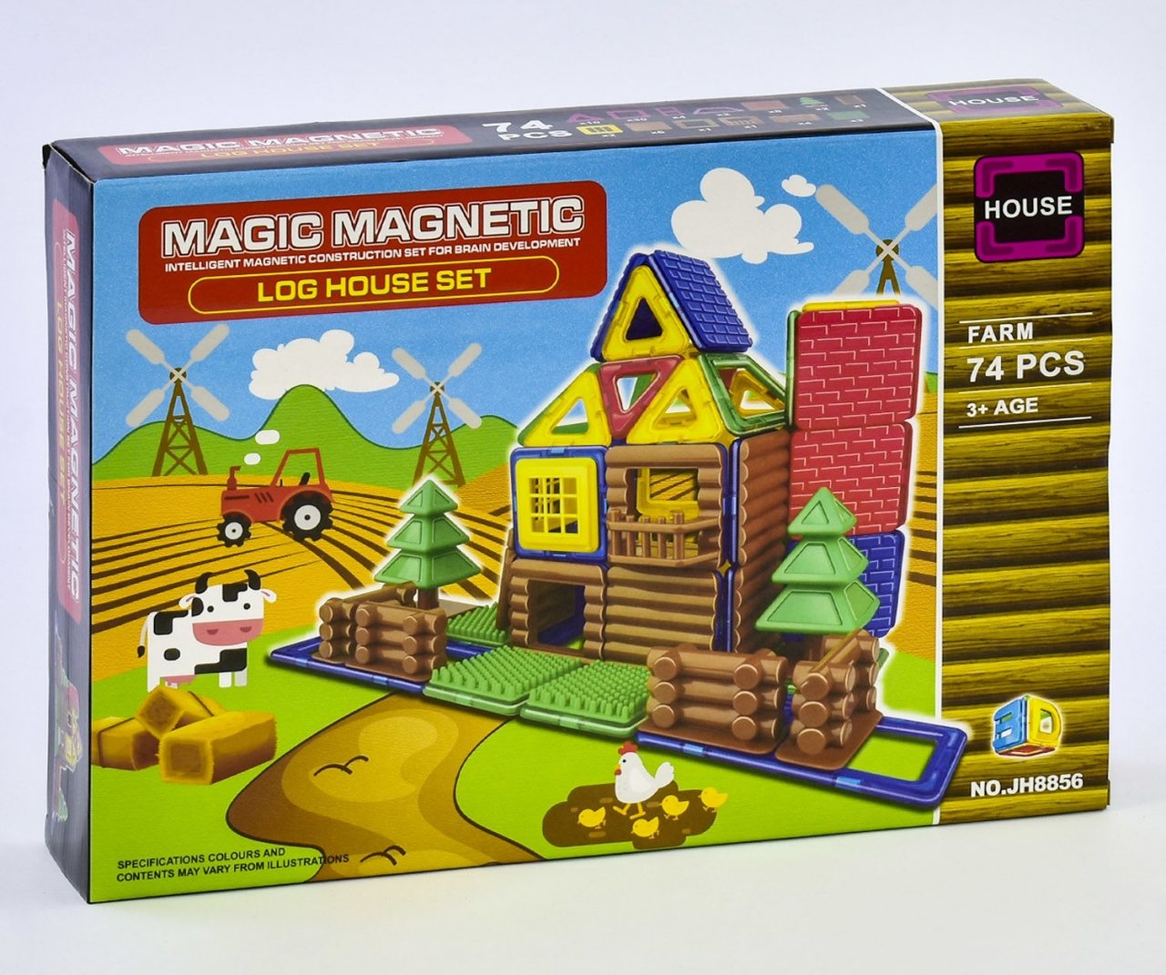 

Магнитный конструктор Ферма Magic Magnetic JH8856 74 детали