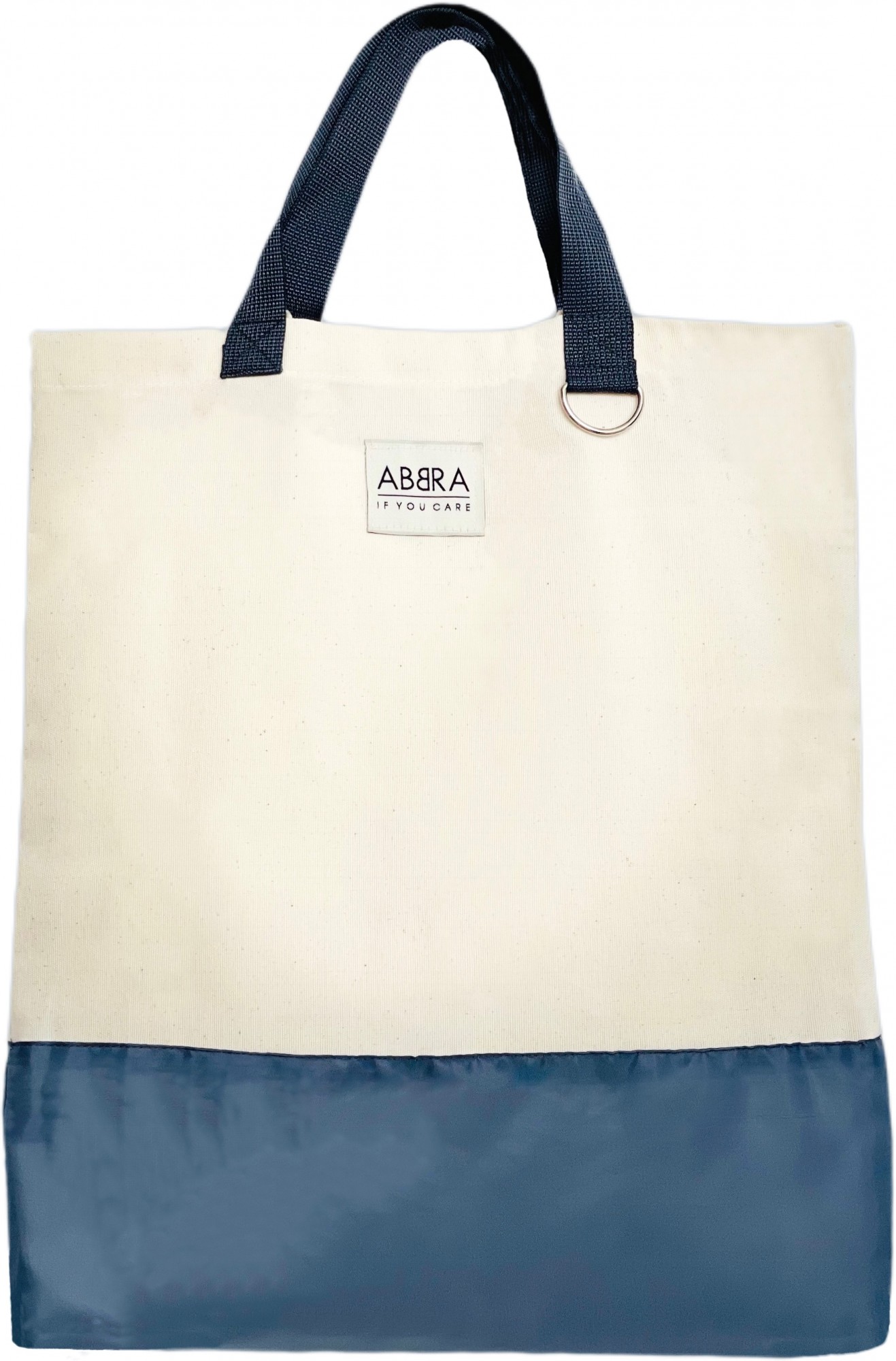 

Сумка шоппер ABBRA abbrabag бело - серо - голубая