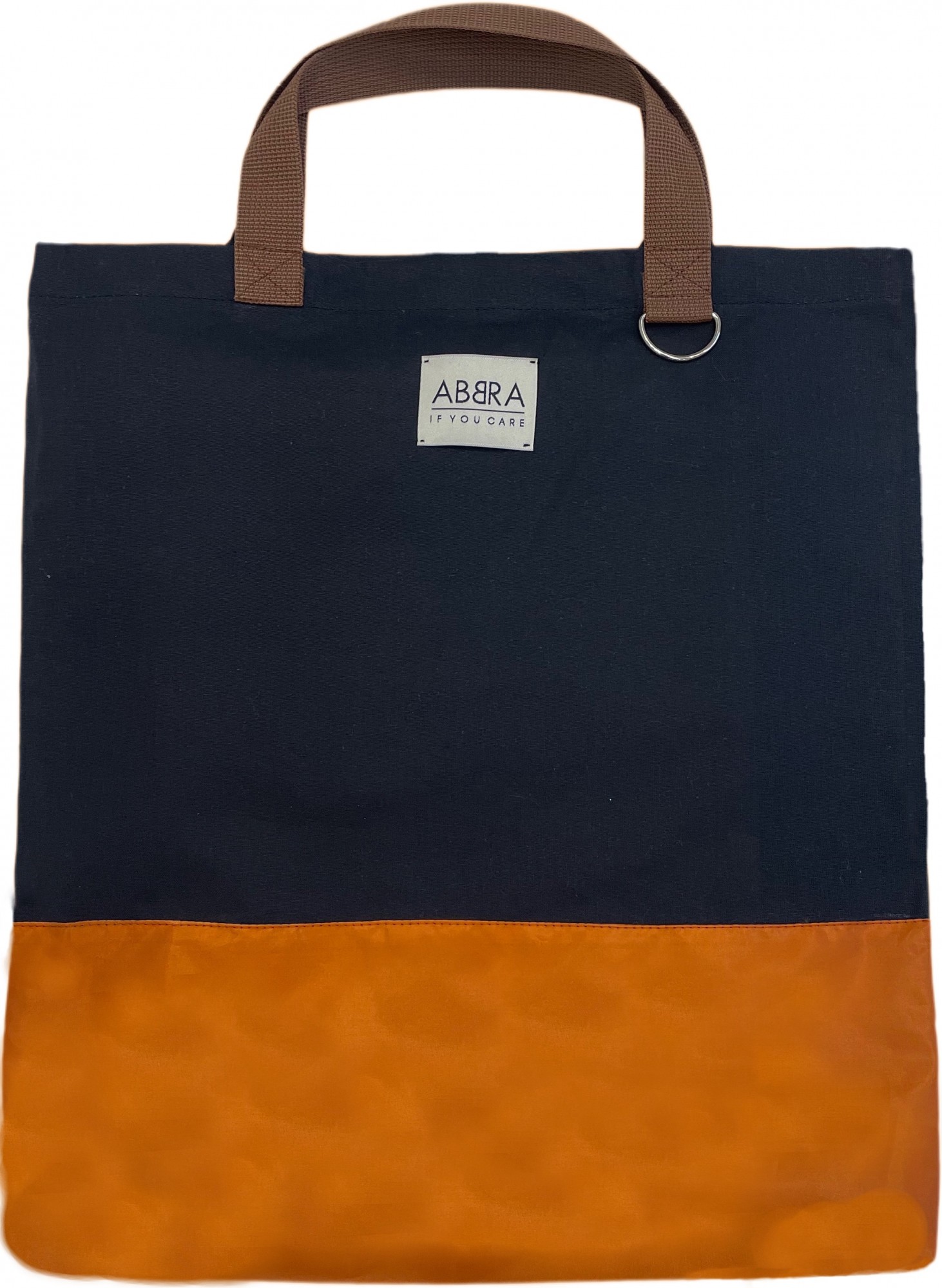 

Сумка шоппер ABBRA abbrabag чёрно - терракотовая