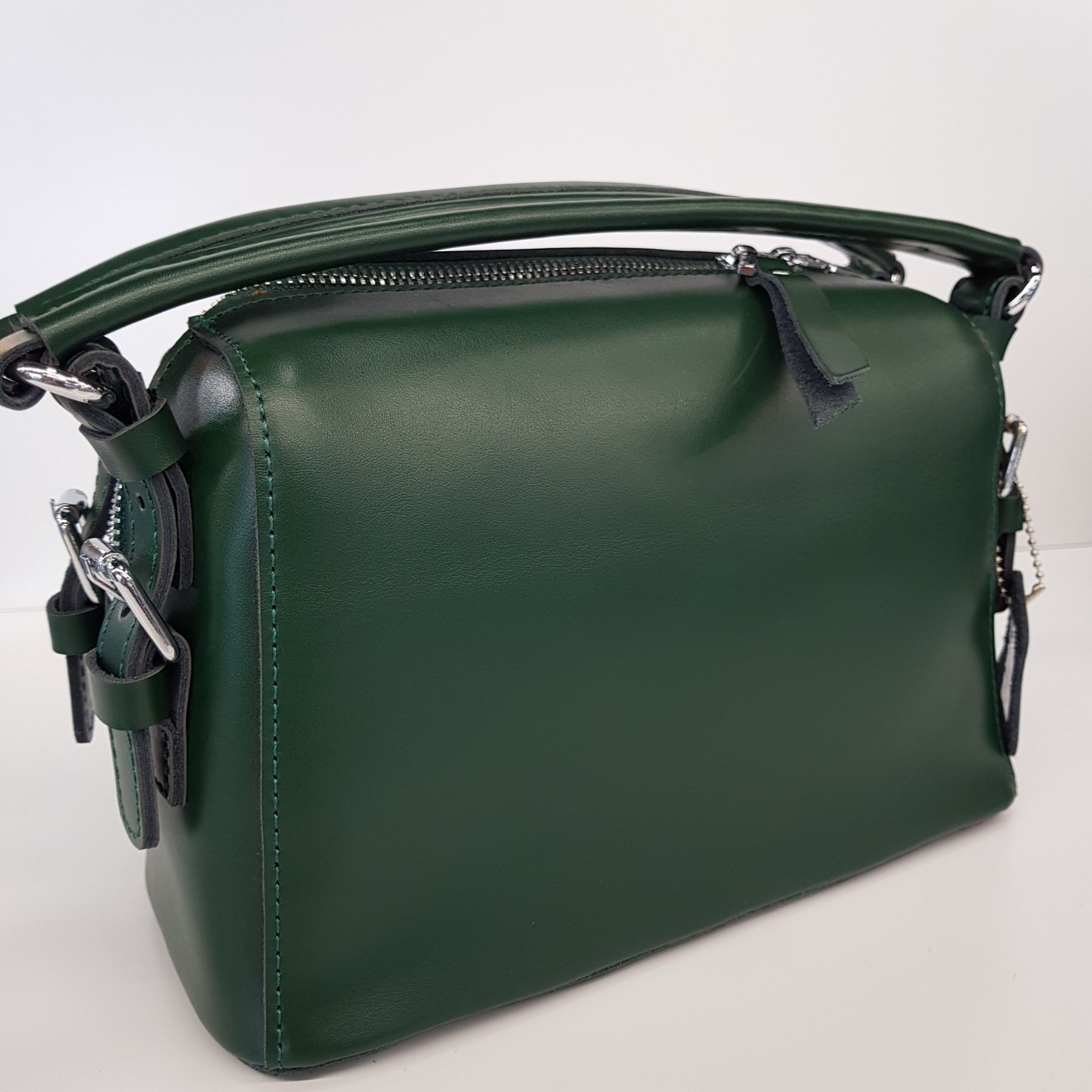 

Женская кожаная сумка через плече Laly 918 Green 25/14/12