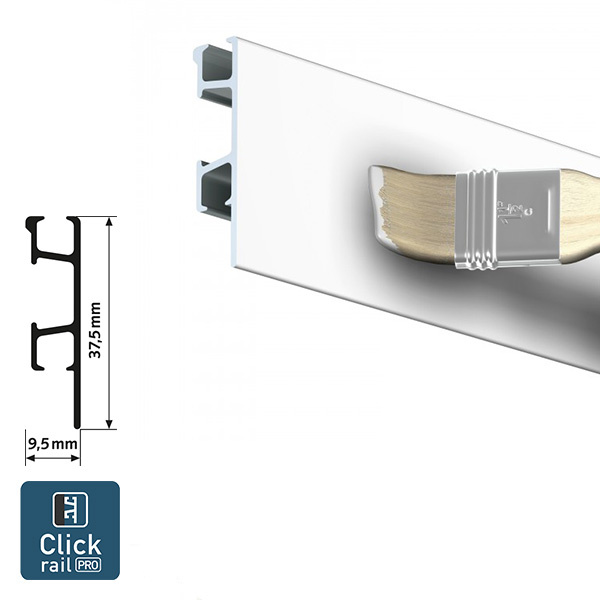 

Профіль для підвісу картин Artiteq Click Rail Pro білий 300см 05.05430