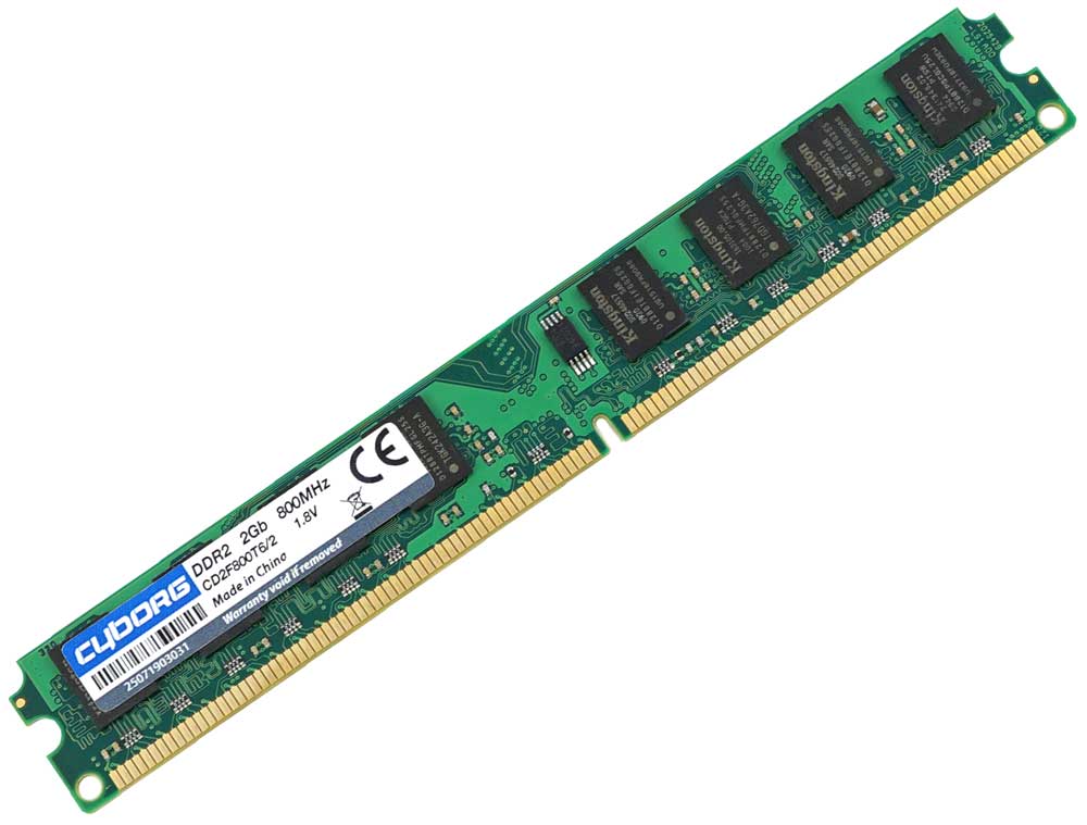 

Оперативная память DDR2-800 2Gb PC2-6400 Cyborg CD2F800T6/2G 2048MB (770008608)