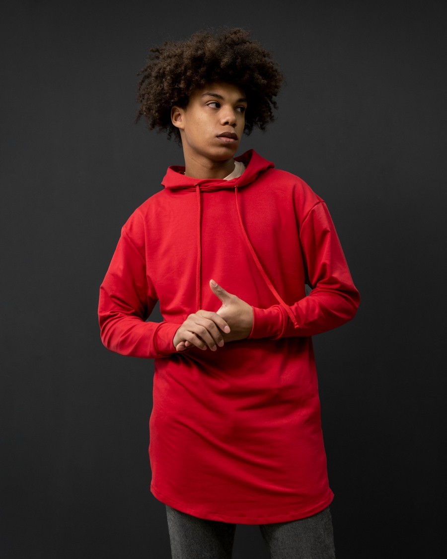 

Худи DNK MAFIA Long  Red 00-00-0254, Худи DNK MAFIA Long XL Red 00-00-0254